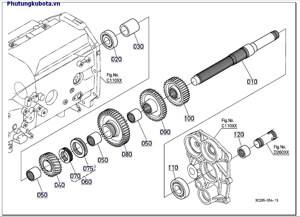 Trục thứ 3 mói 10001 -.49999